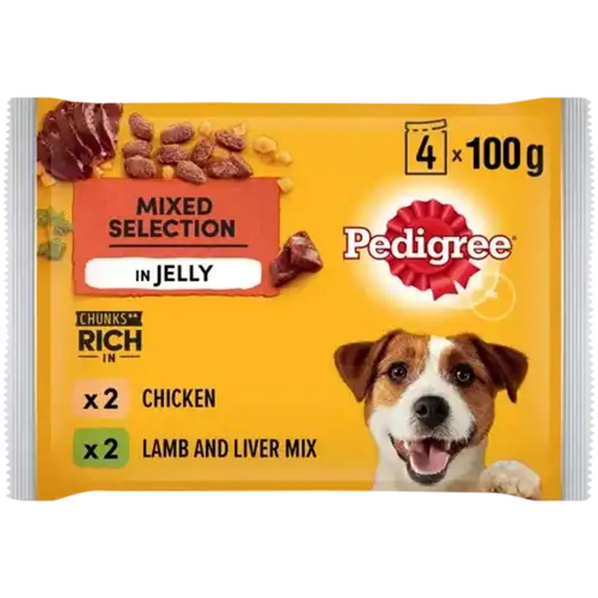 ❤️あや 様❤️ pedigree bear Checkers Sixty60 | Pedigree Mixed Selection Chicken, Lamb & Liver