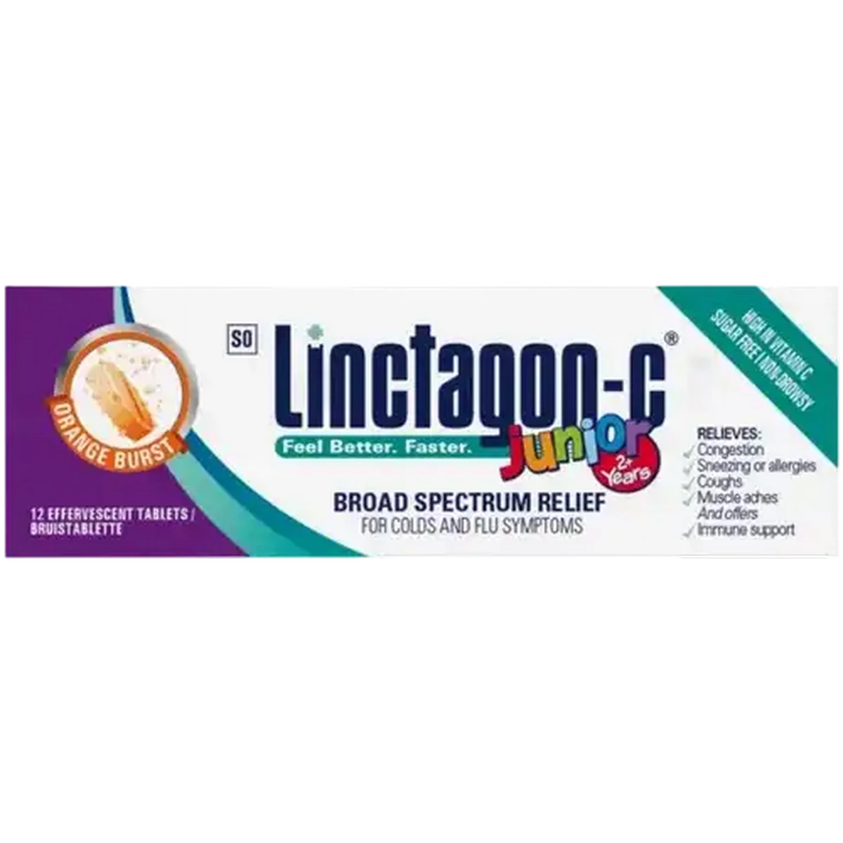 Checkers Sixty60 | Linctagon-C Junior Orange Burst Effervescent Tablets ...