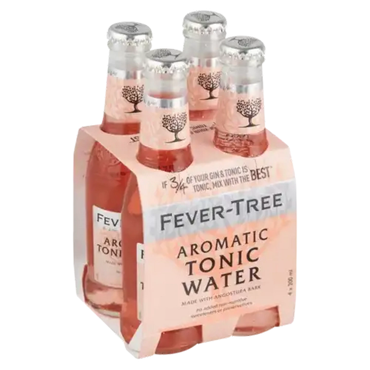 Image of Fever-Tree Aromatic Tonic Water Soft Drink 4 x 200ml