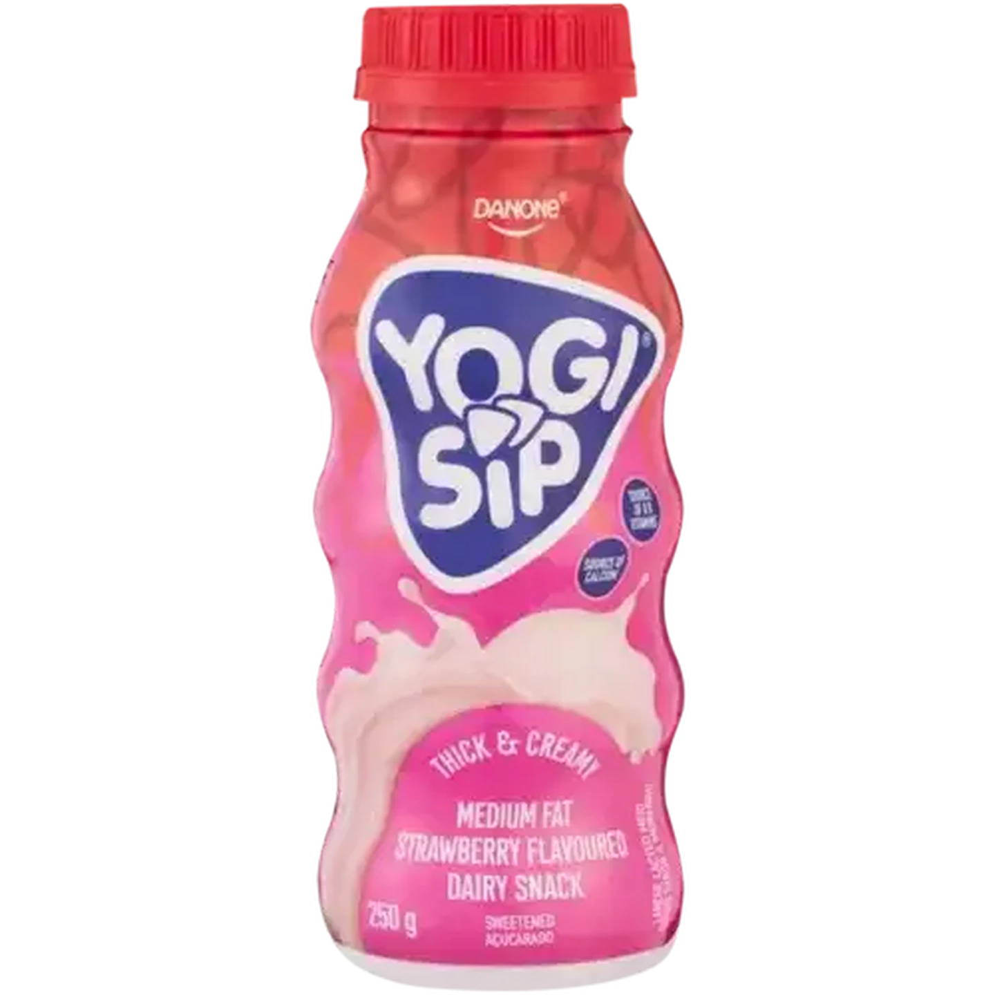 Image of Danone Yogi Sip Strawberry Dairy Snack 250g