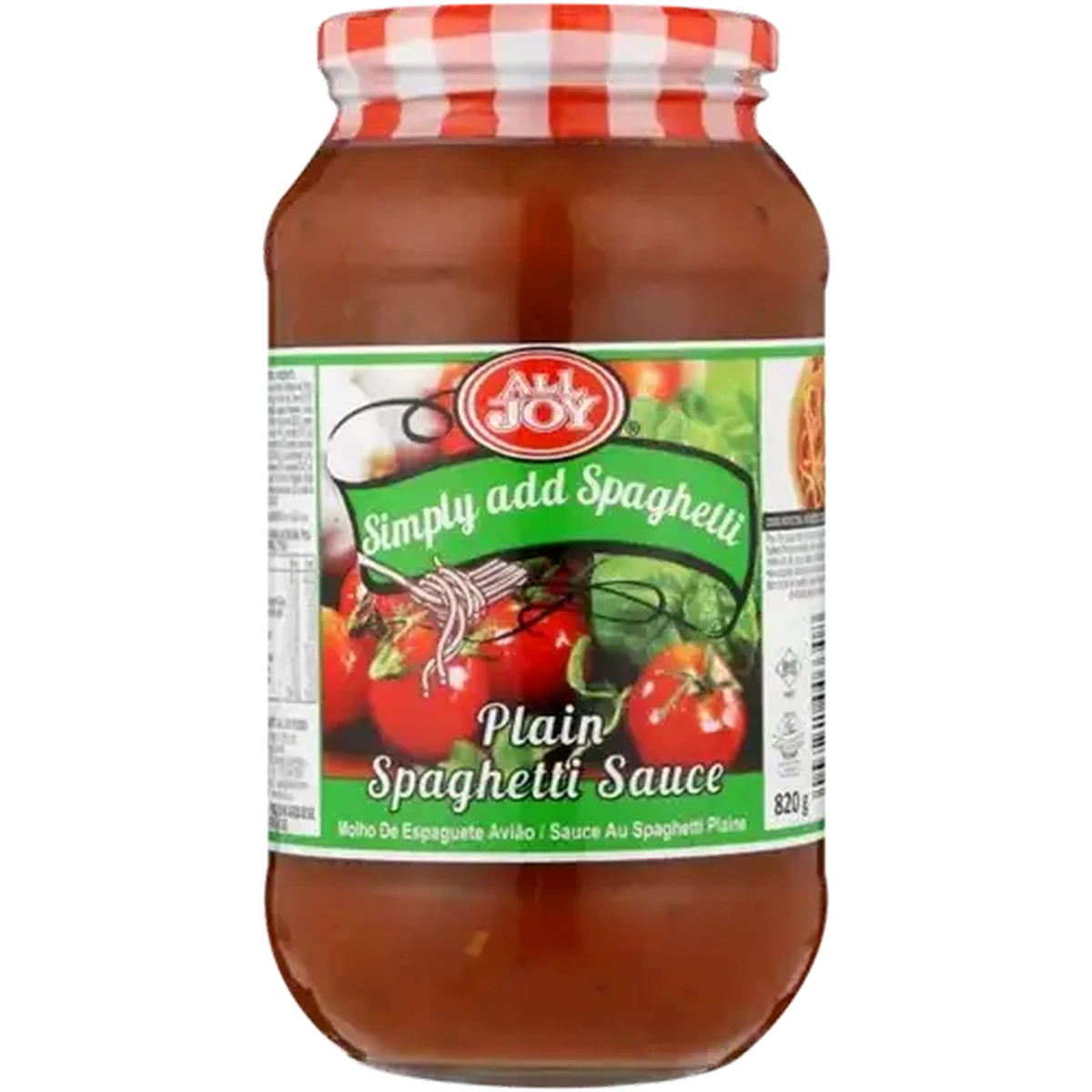 Checkers Sixty60 | All Joy Plain Spaghetti Sauce 820g