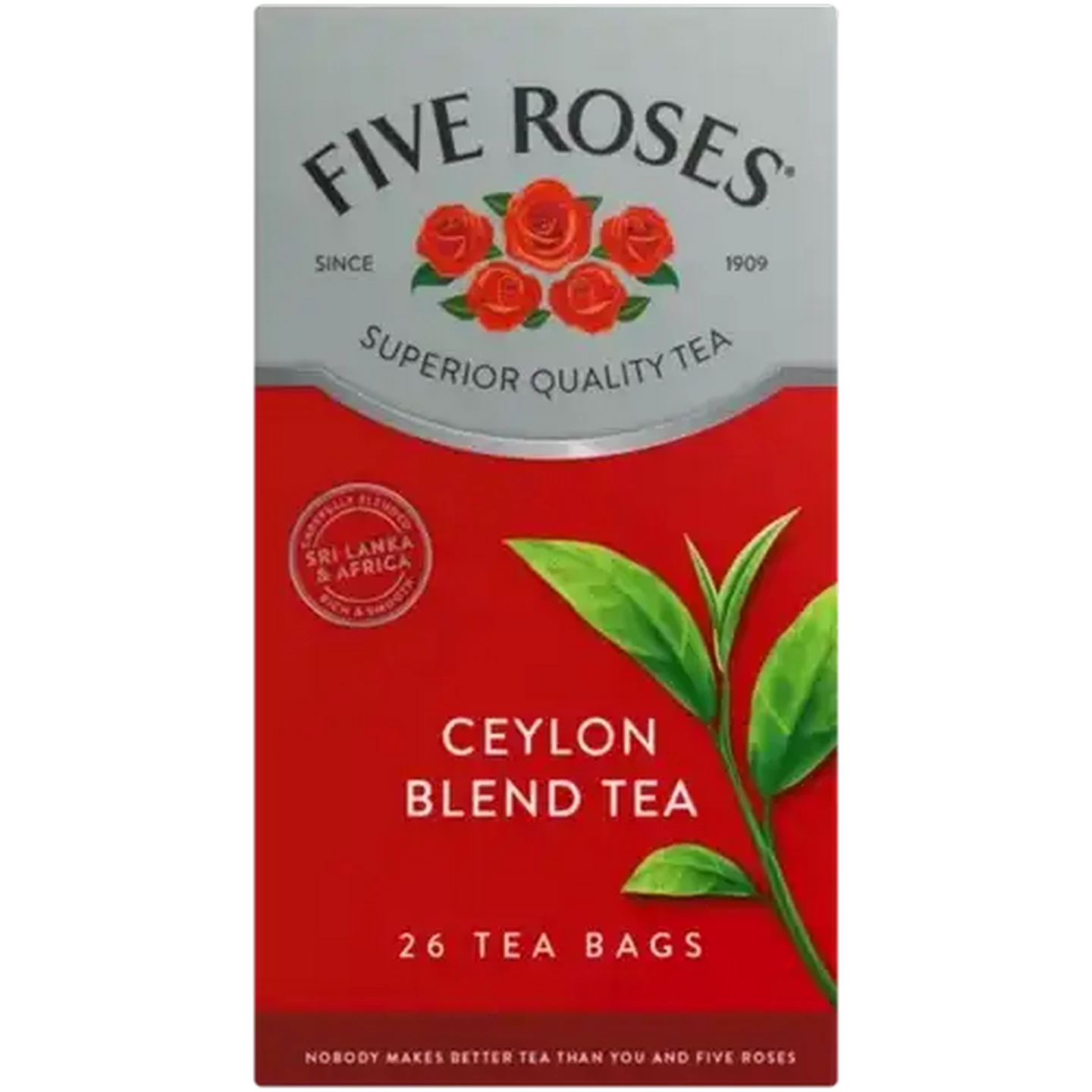 Image of Five Roses Ceylon Blend Tea Bags 26 Pack