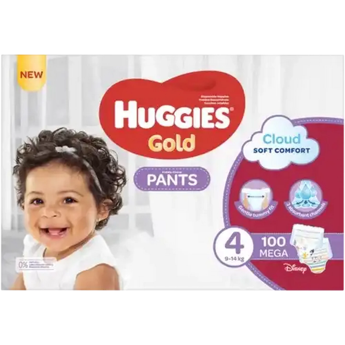Image of Huggies Megabox Size 4 Nappy Pants 100 Pack