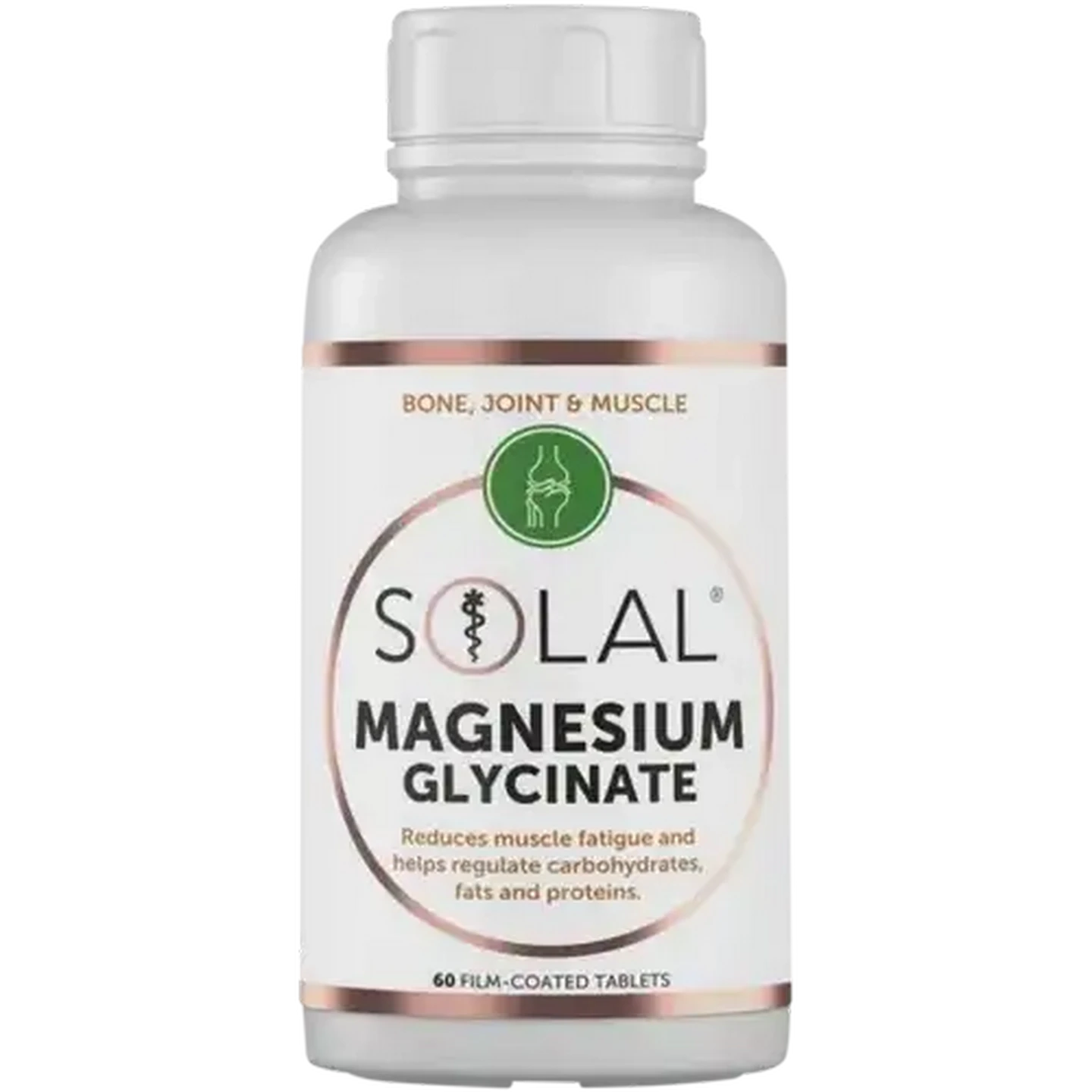 Image of Solal Magnesium Glycinate Tablets 60 Pack