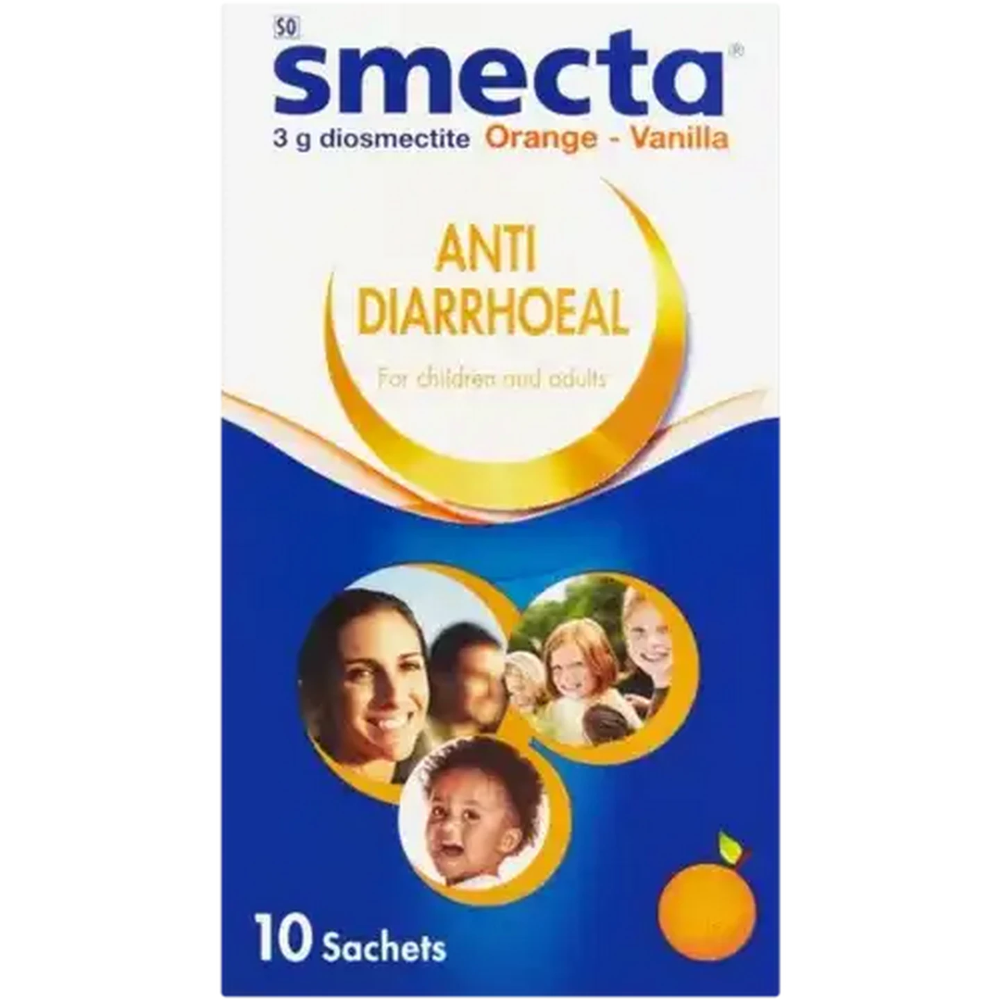 Image of Smecta Orange Diosmectite 10 Pack