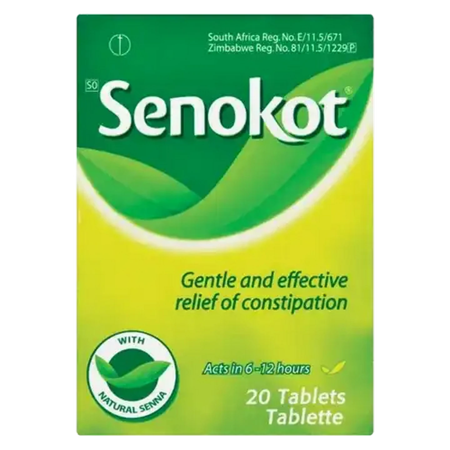 Image of Senokot Laxative Tablets 20 Pack