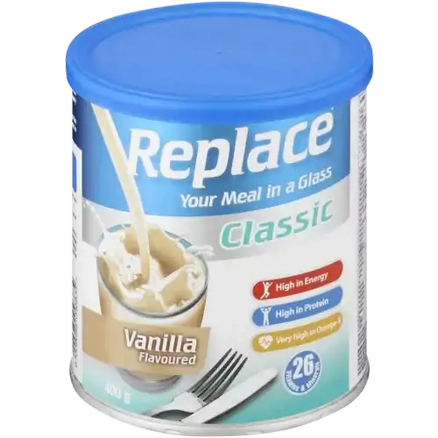 Image of Replace Classic Vanilla Flavour Meal Replacement Drink 400g