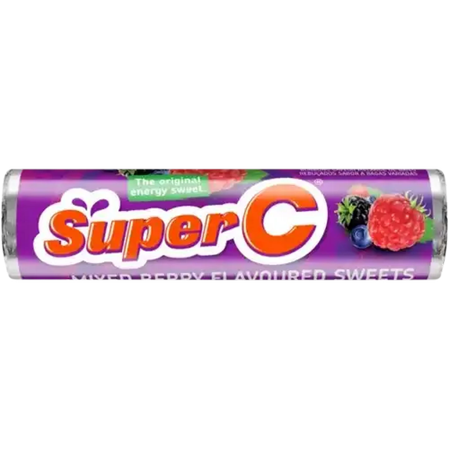 swix スーパーチェラフ FC78 43g Checkers Sixty60 | Super C Mixed Berry Flavoured Sweets 36.6g
