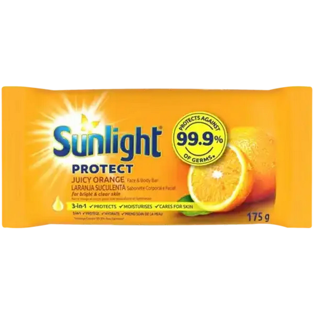 Checkers Sixty60 | Sunlight Protect Juicy Orange Face & Body Bar Soap 175g