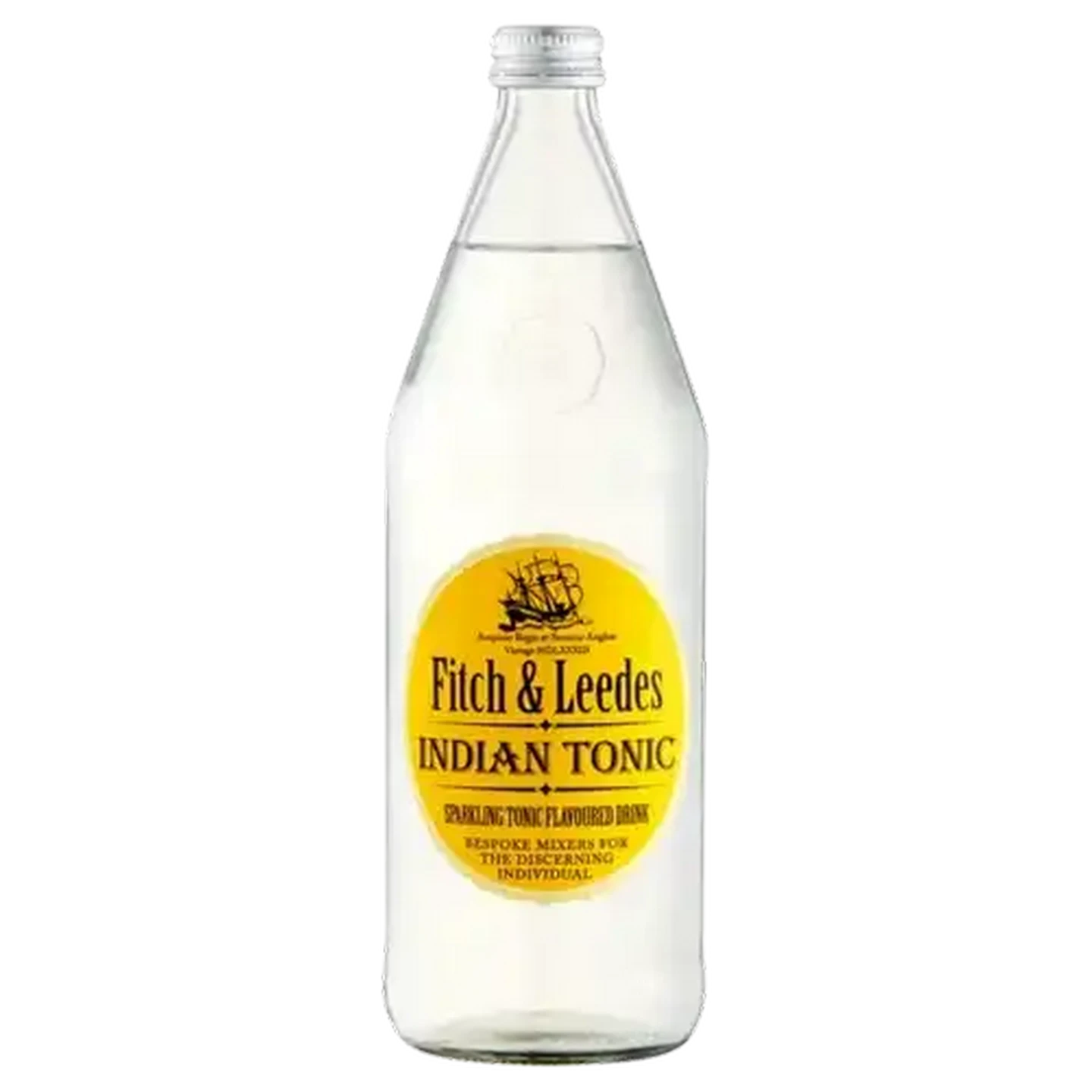 Image of Fitch & Leedes Indian Tonic Soft Drink Bottle 750ml