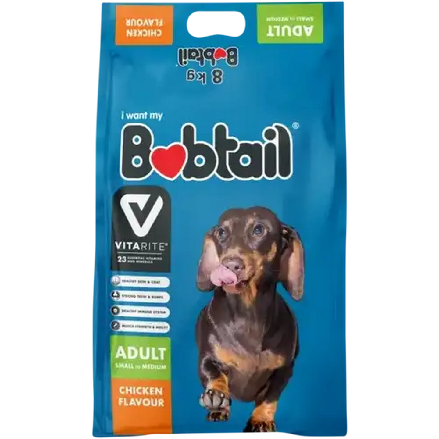 Checkers Sixty60 | Bobtail Chicken Flavoured Small/Medium Dog Food 8kg