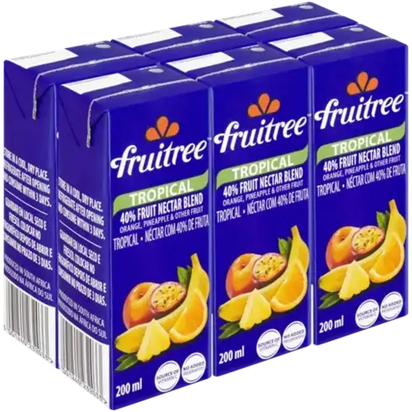 Checkers Sixty60 | Fruitree Tropical 40% Fruit Nectar Blend 6 x 200ml