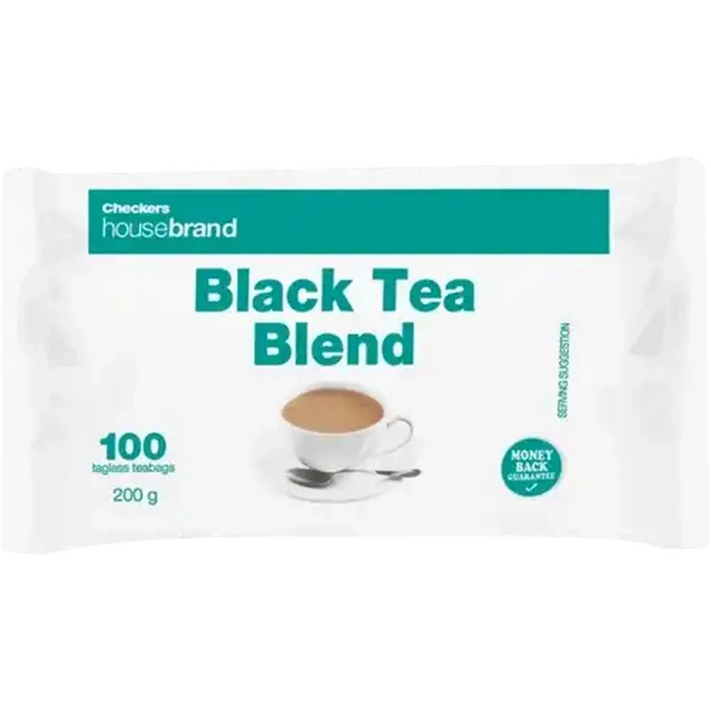 Image of Checkers Housebrand Black Tea Blend Tagless Teabags 100 Pack