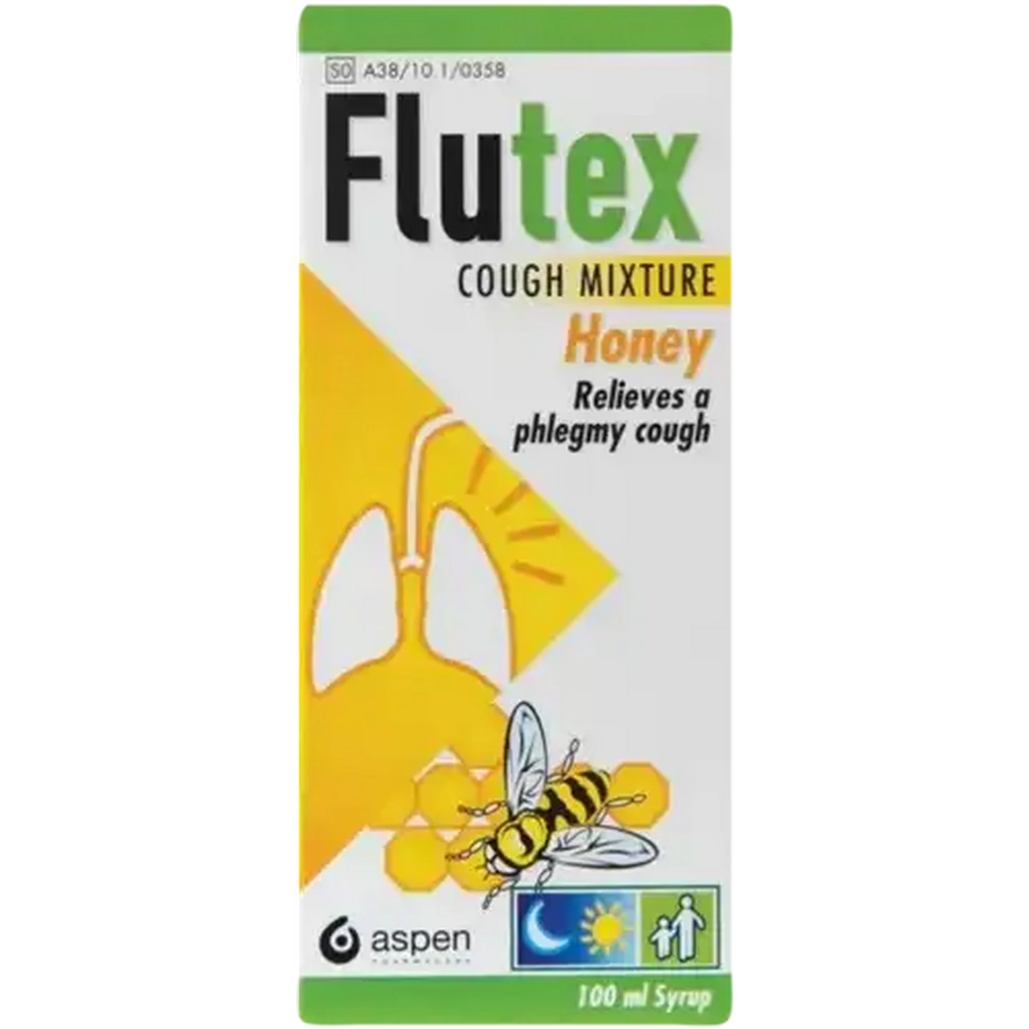 Image of Flutex Honey Flavoured Cough Mixture 100ml