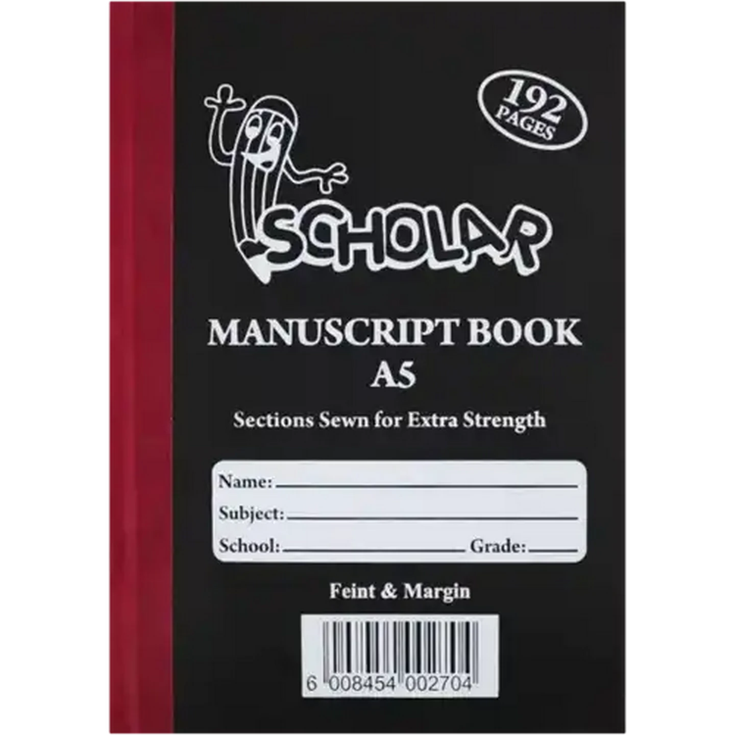 Checkers Sixty60 | Scholar A5 Manuscript Feint & Margin Hardcover