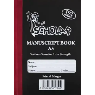 Checkers Sixty60 | Croxley Scholar A5 Feint & Margin Hardcover
