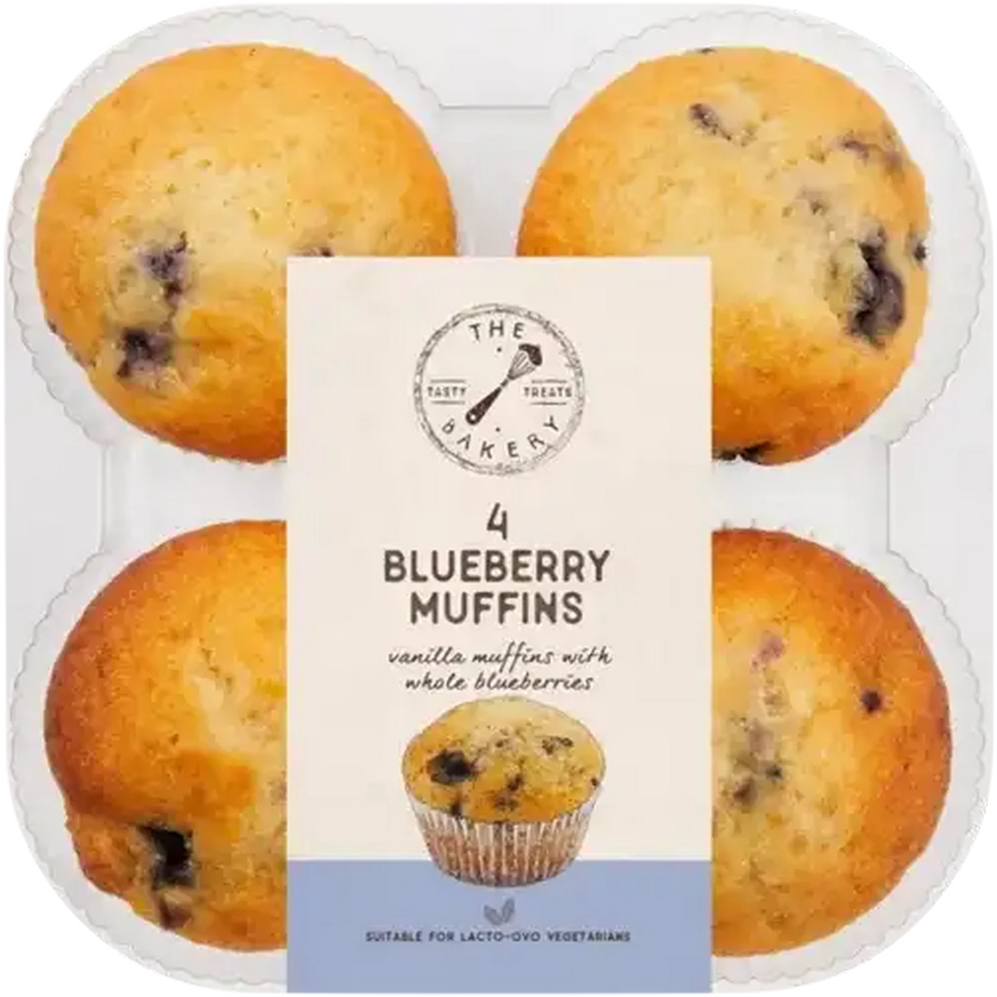 Image of The Bakery Blueberry Muffins 4 Pack