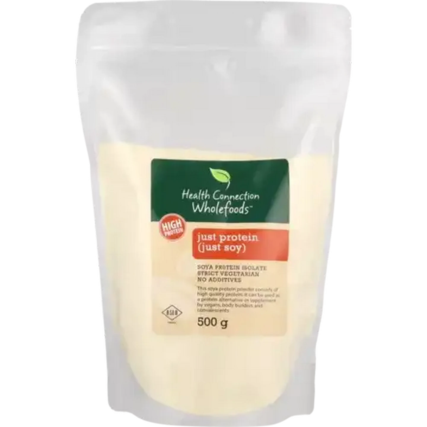 Image of Health Connection Wholefoods Just Protein Soya Protein Powder 500g