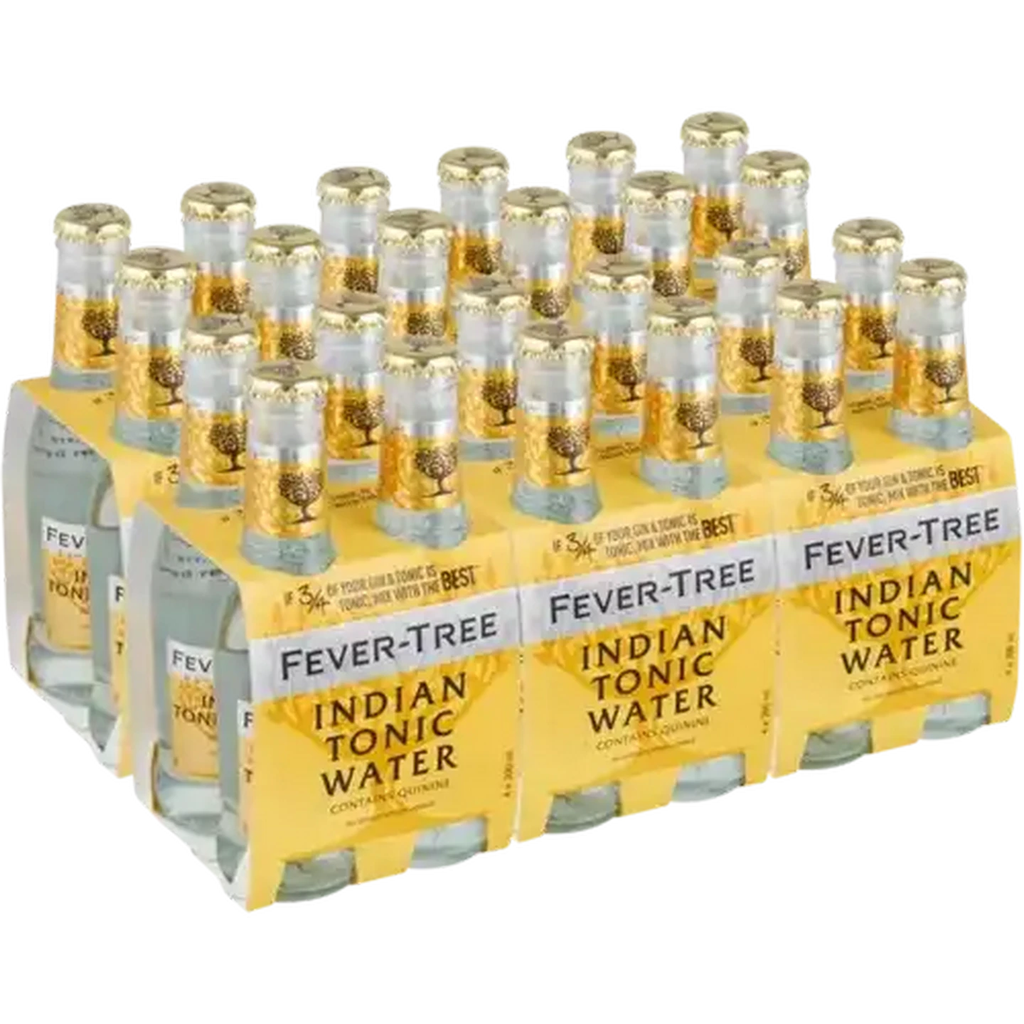 Image of Fever-Tree Indian Tonic Water Bottles 24 x 200ml