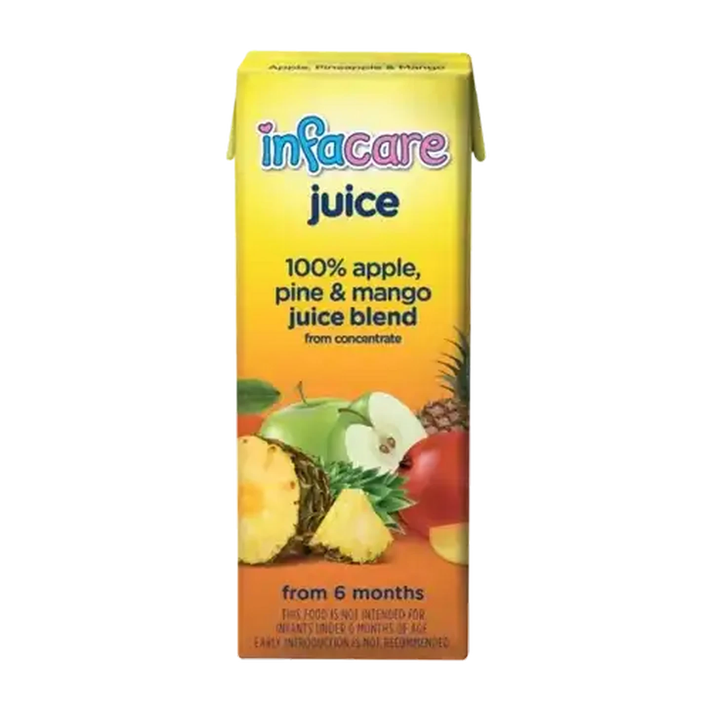 Image of Infacare 100% Apple, Pine & Mango Juice Blend From 6 Months 200ml