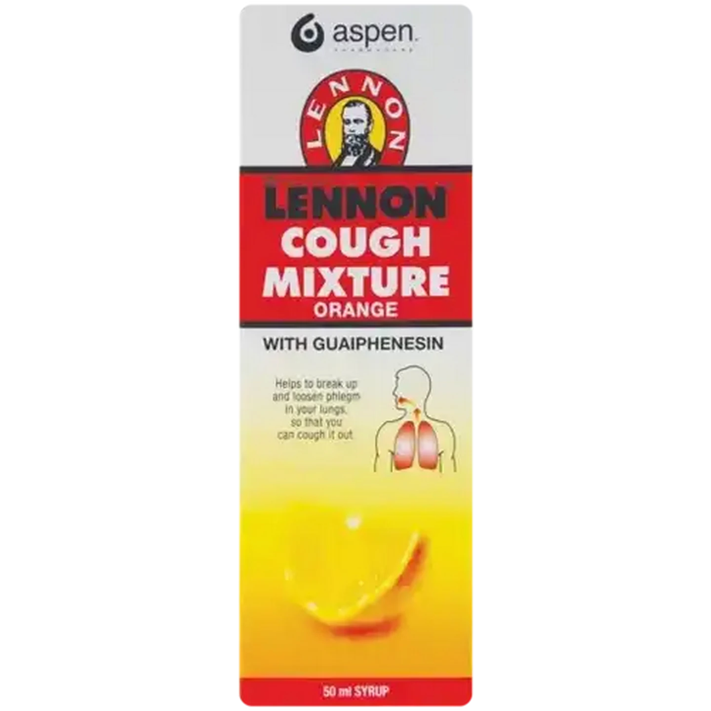 Image of LENNON Orange Flavoured Cough Syrup 50ml