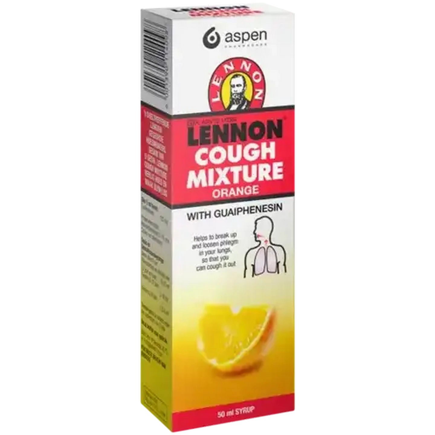 Image of LENNON Orange Flavoured Cough Syrup 50ml