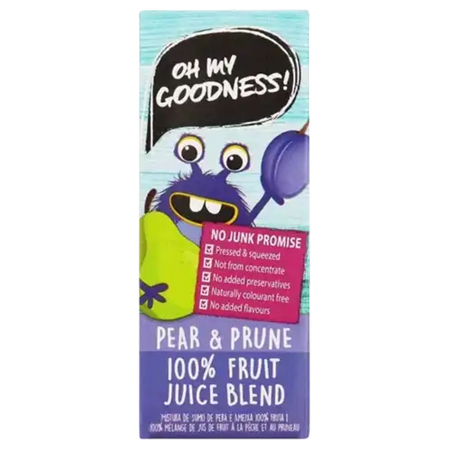 Image of Oh My Goodness! 100% Pear & Prune Fruit Juice Blend 200ml