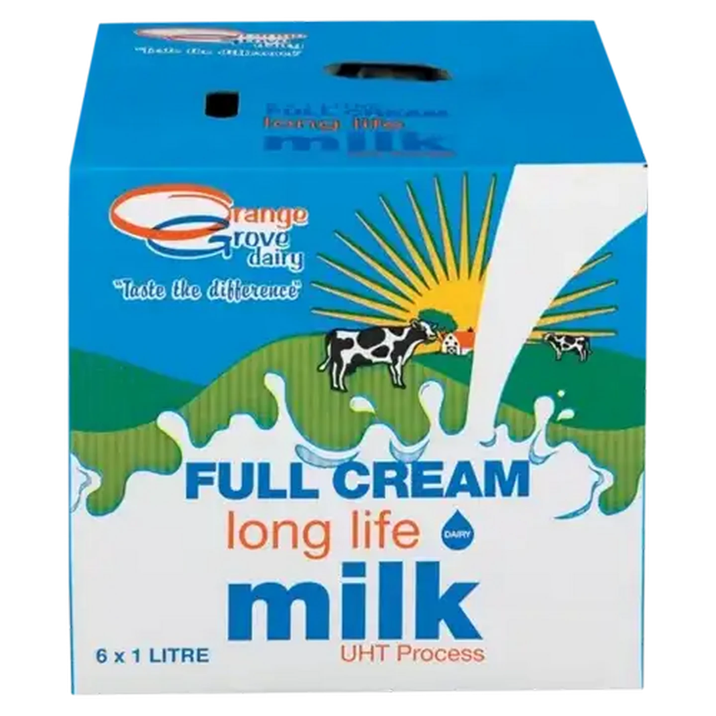 Checkers Sixty60 | Orange Grove Long Life Full Cream Milk 6 x 1L