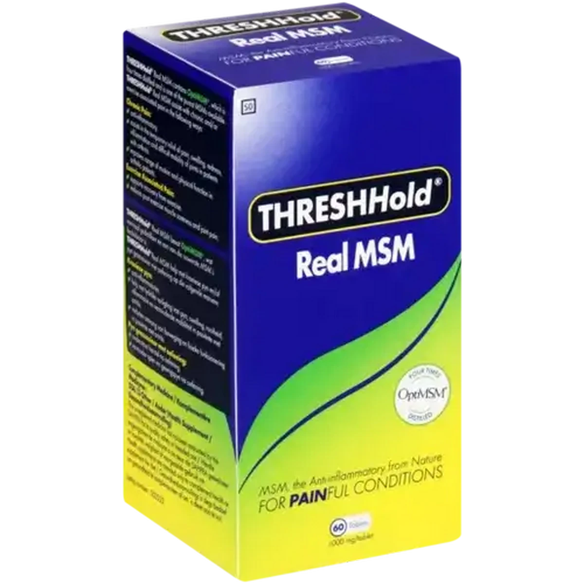 Checkers Sixty60 | Threshhold Real MSM Anti-Inflammatory Tablets 60 Pack