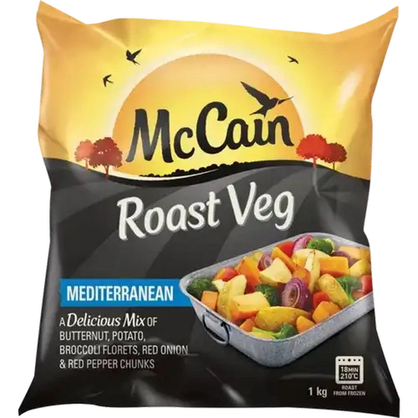 Image of McCain Frozen Roast Mediterranean Vegetables 1kg