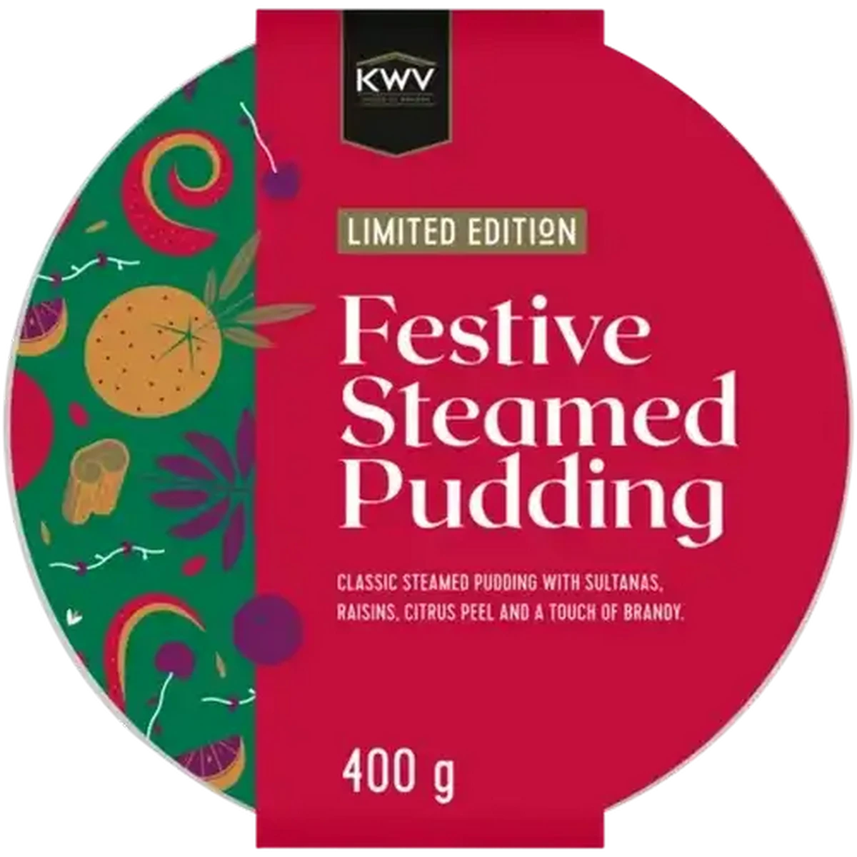 Shoprite ZA | Limited Edition KWV Festive Steamed Pudding 400g