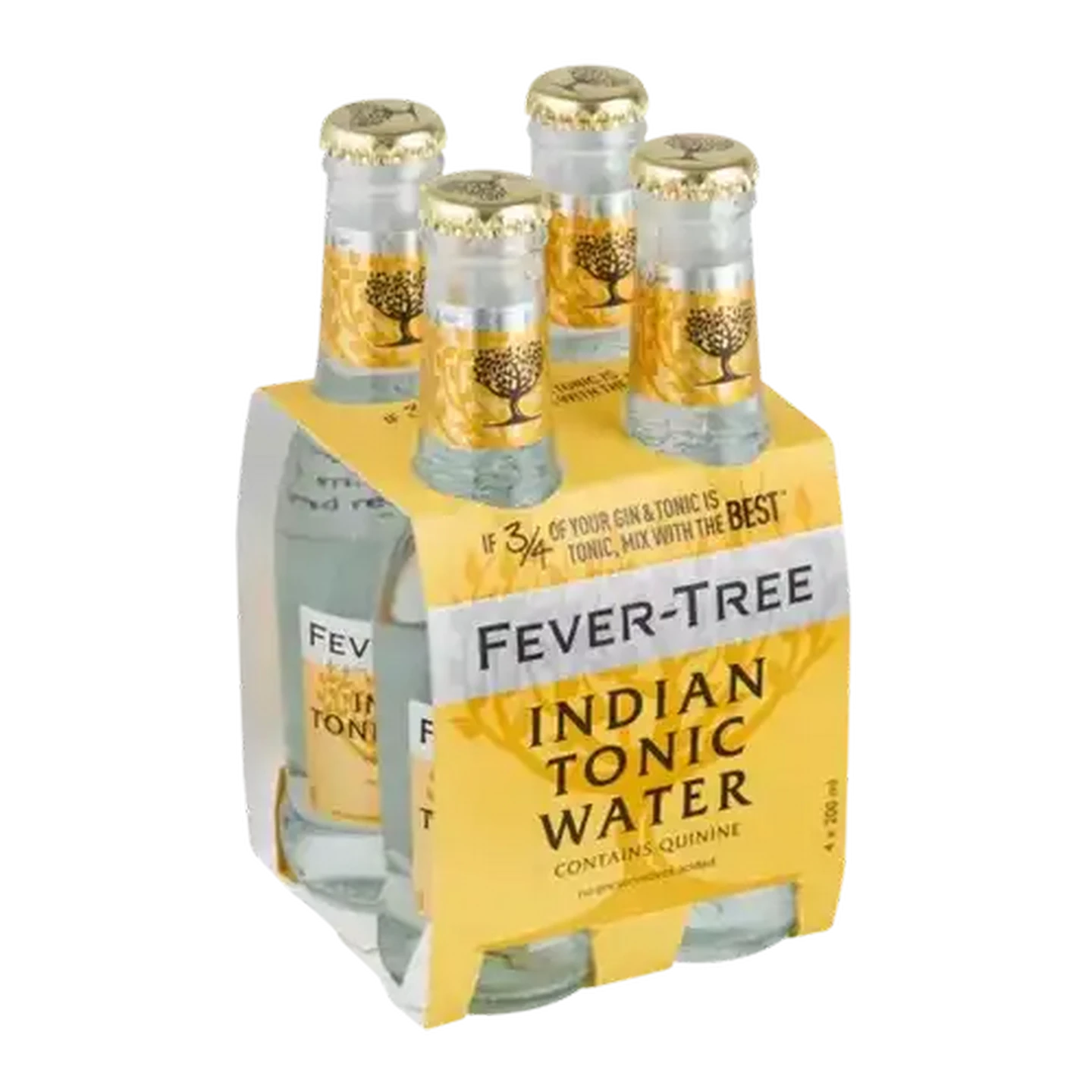 Image of Fever-Tree Indian Tonic Water Bottles 4 x 200ml