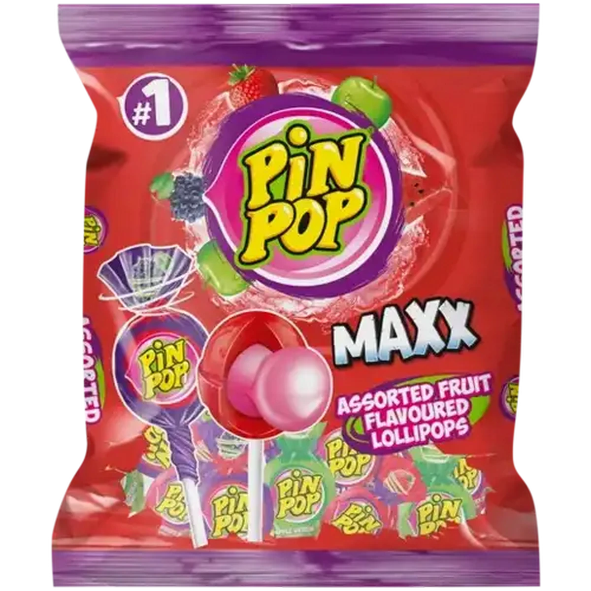 Checkers Sixty60 | Pin Pop Maxx Assorted Flavoured Lollipops 8 pack