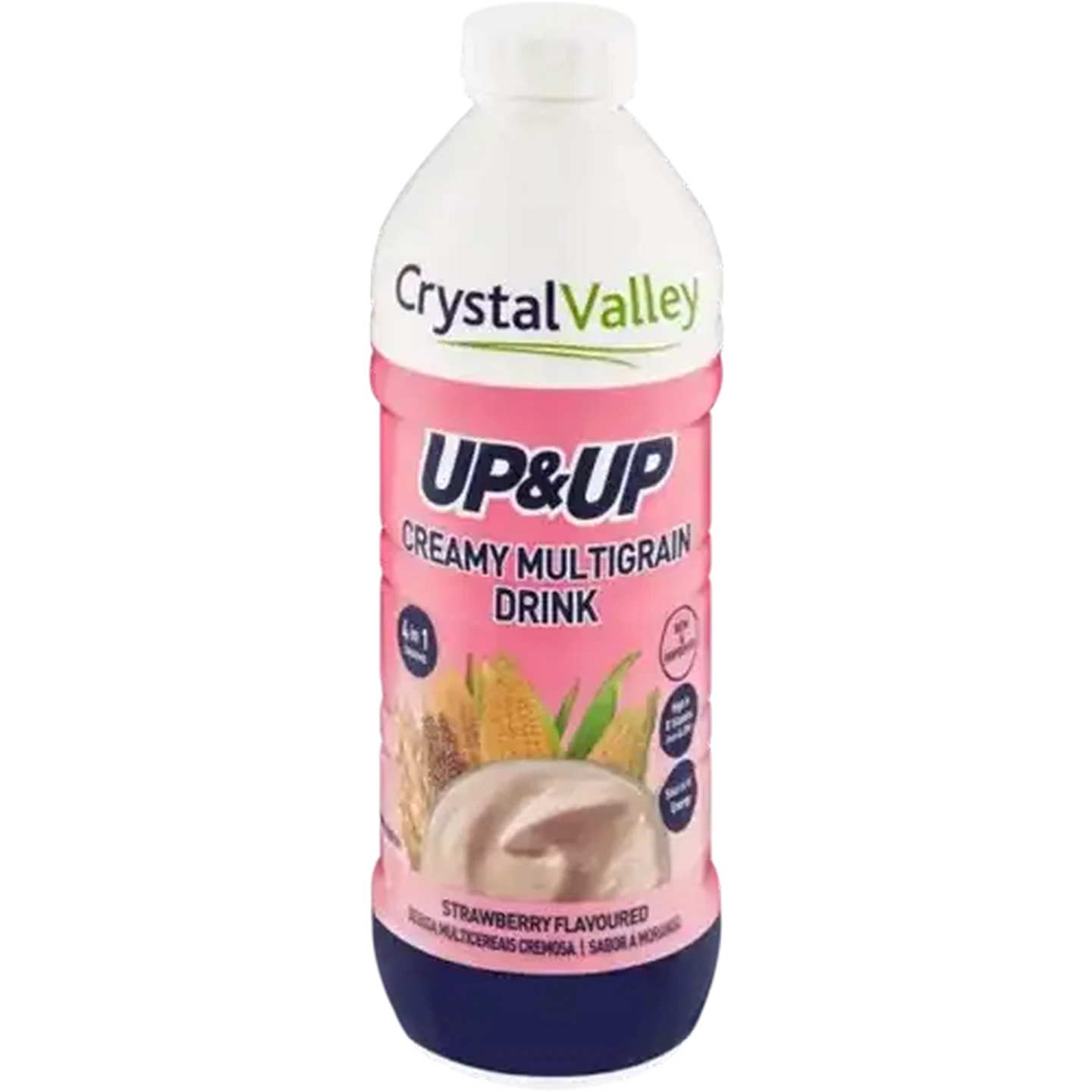 Image of Crystal Valley Up & Up Strawberry & Banana Flavoured Creamy Multigrain Drink 950ml