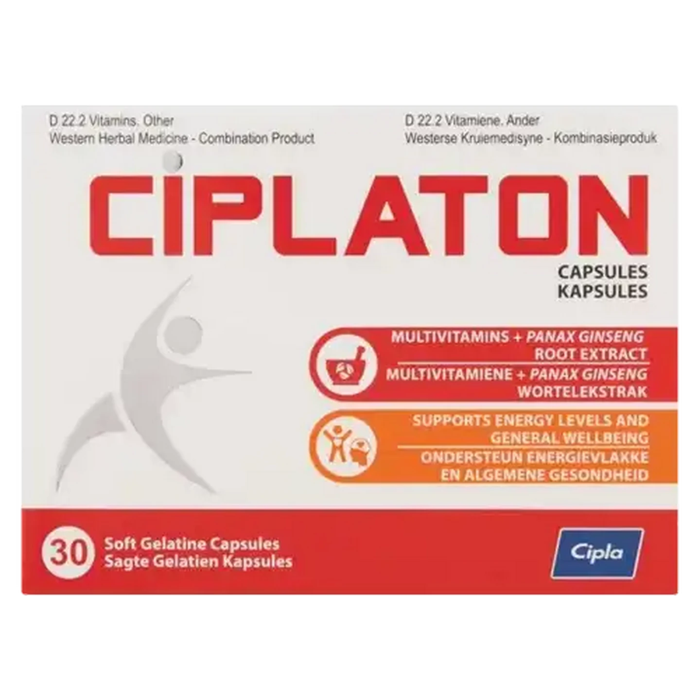 Image of Cipla Ciplaton Supplement Capsules 30 Pack