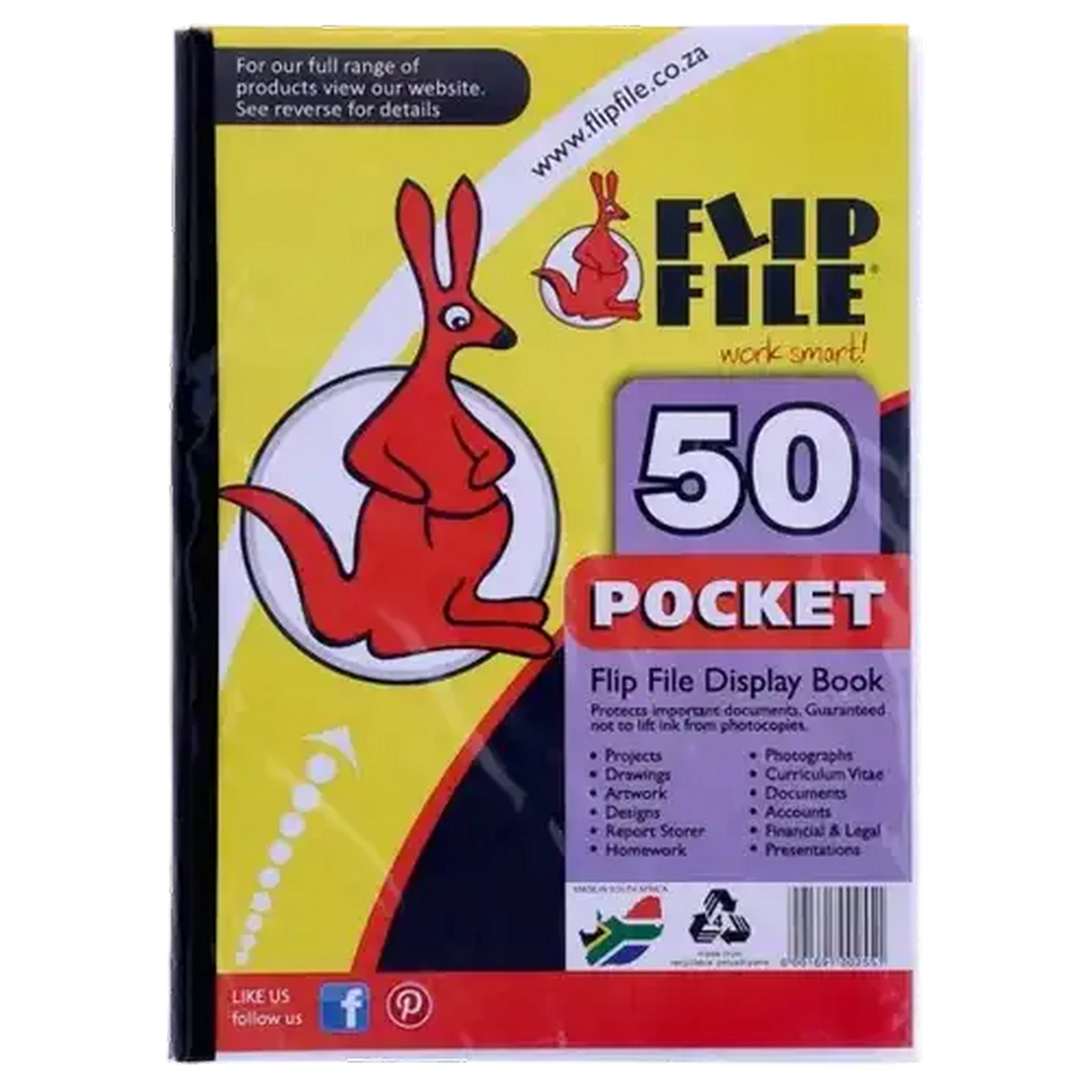 Checkers Sixty60 | Flip File A4 Display File 50 Pockets