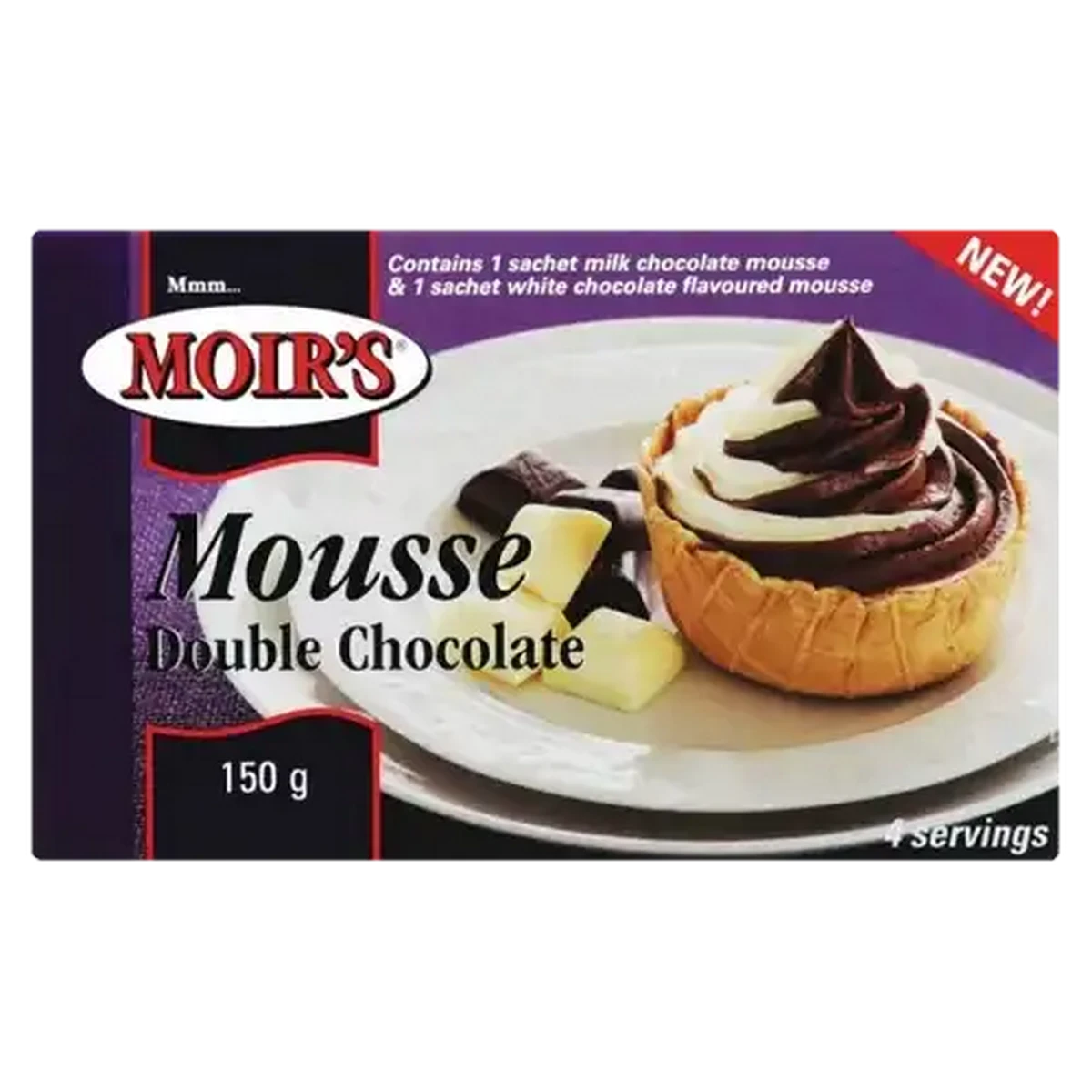 Checkers Sixty60 | Moir's Double Chocolate Mousse Pack 150g