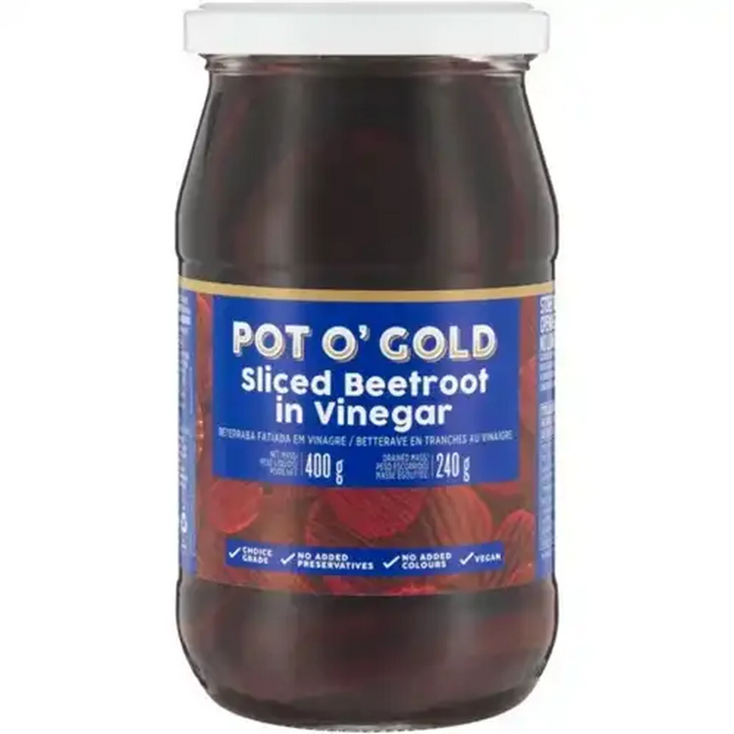 Image of Pot O' Gold Sliced Beetroot in Vinegar 400g