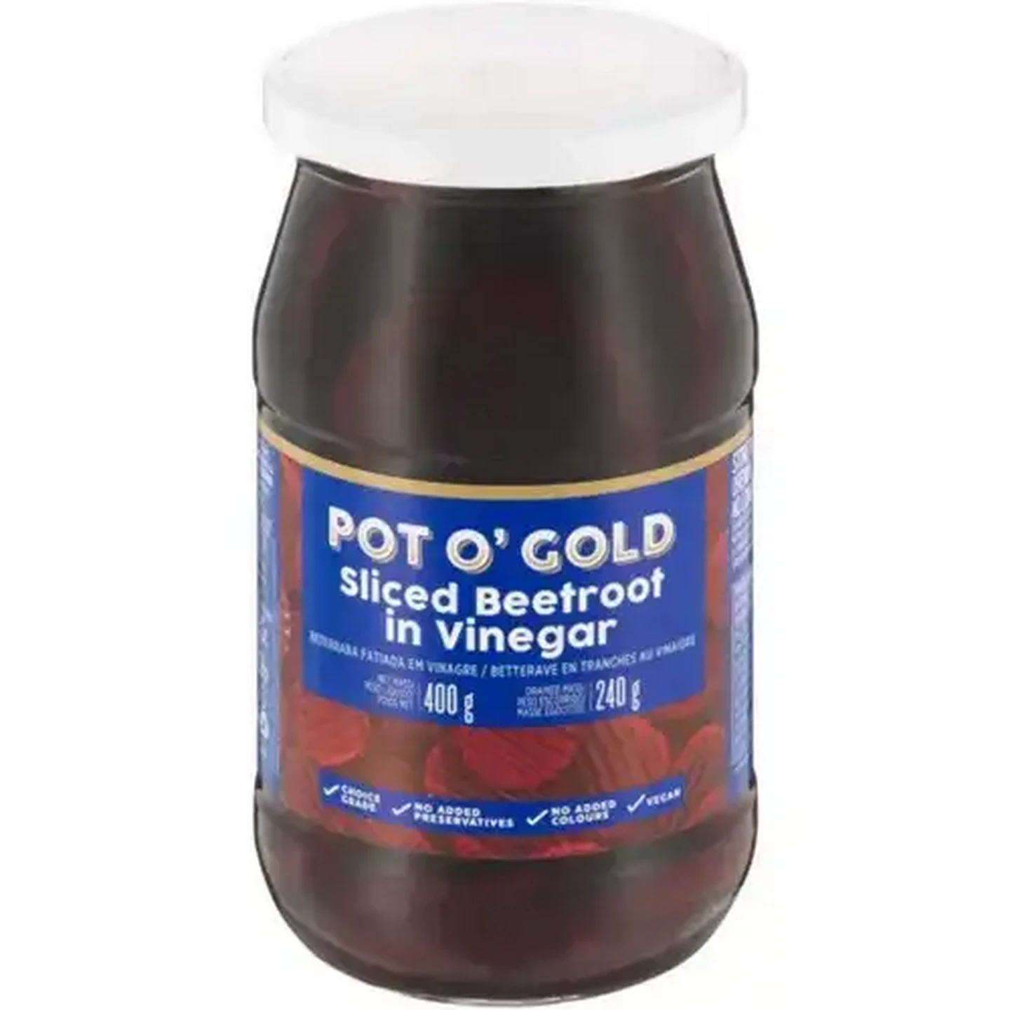 Image of Pot O' Gold Sliced Beetroot in Vinegar 400g