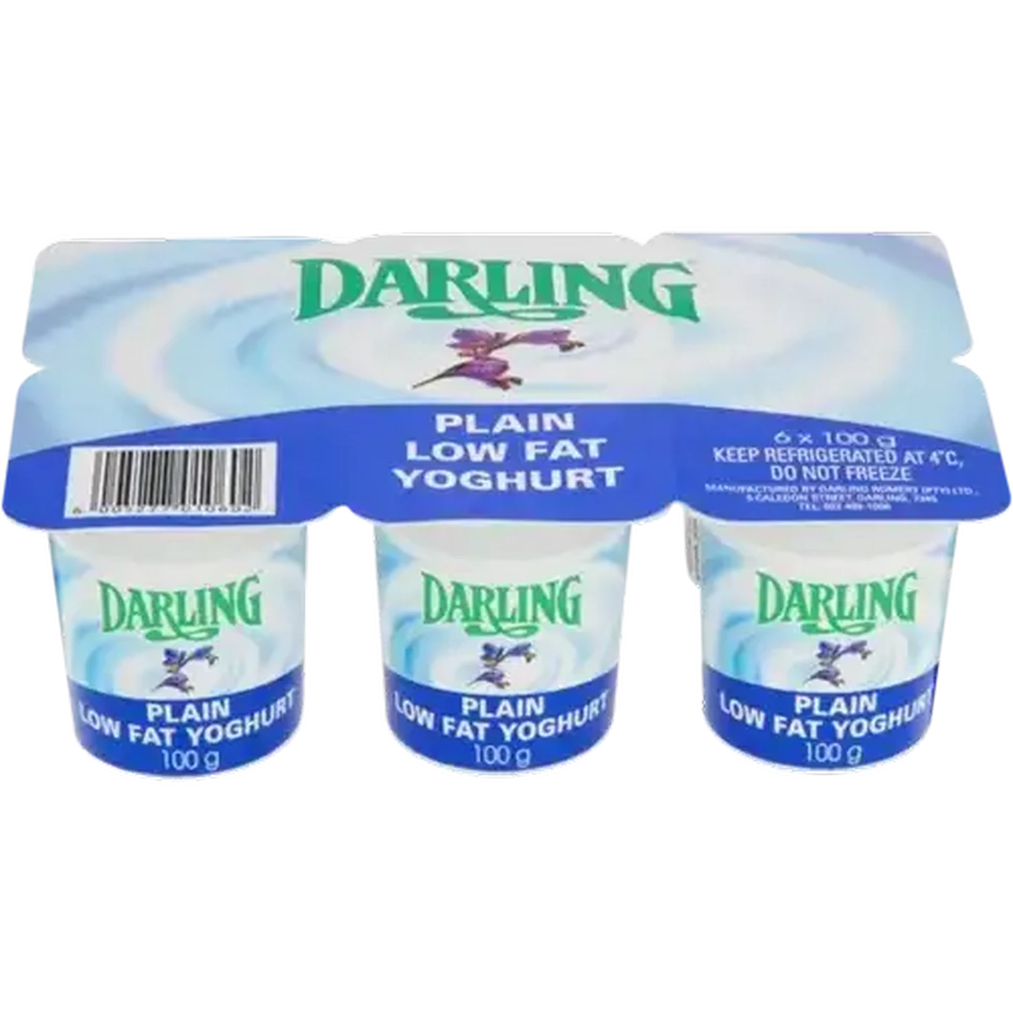 Checkers Sixty60 | Darling Low Fat Plain Yoghurt 6 x 100ml