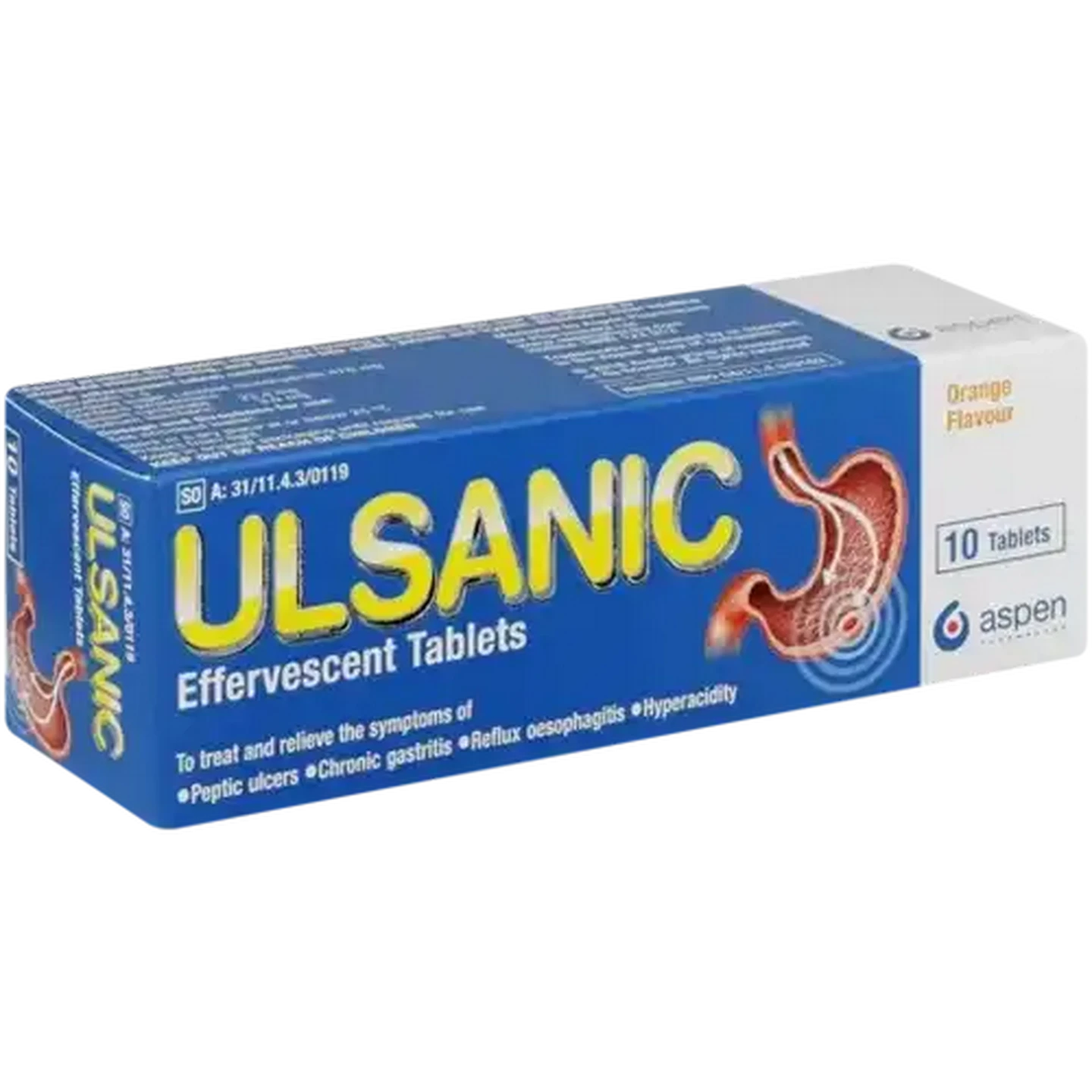 Image of Ulsanic Effervescent Anti Acid 10 Pack