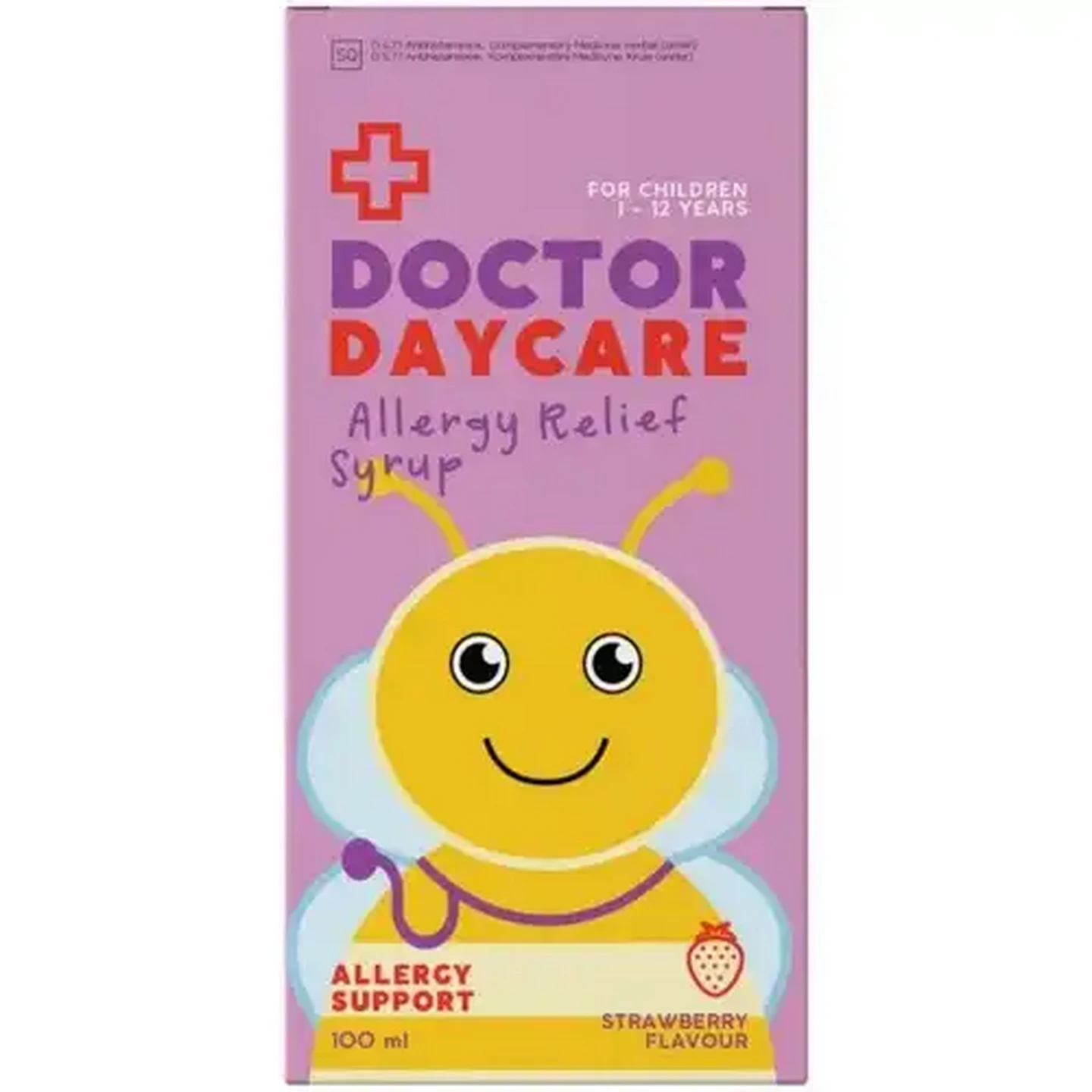 Image of Doctor Daycare Strawberry Flavour Allergy Relief Syrup 100ml
