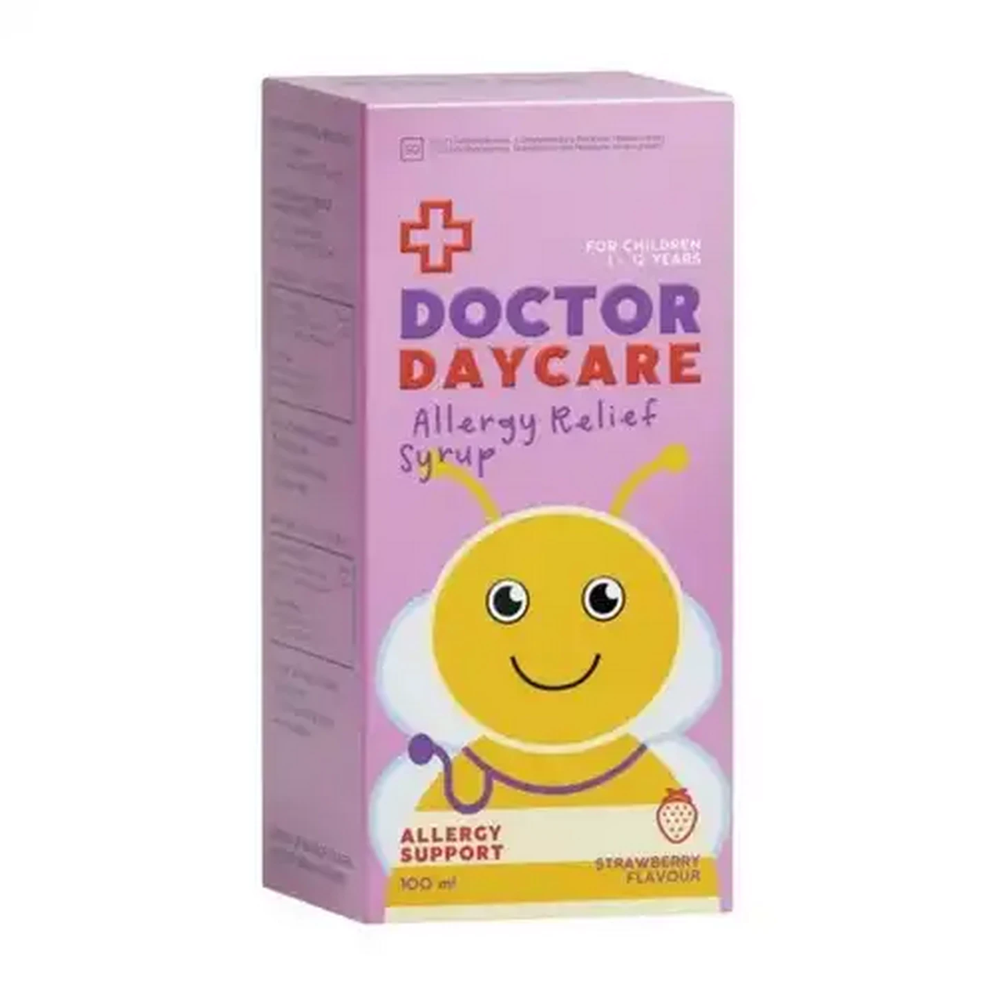 Image of Doctor Daycare Strawberry Flavour Allergy Relief Syrup 100ml