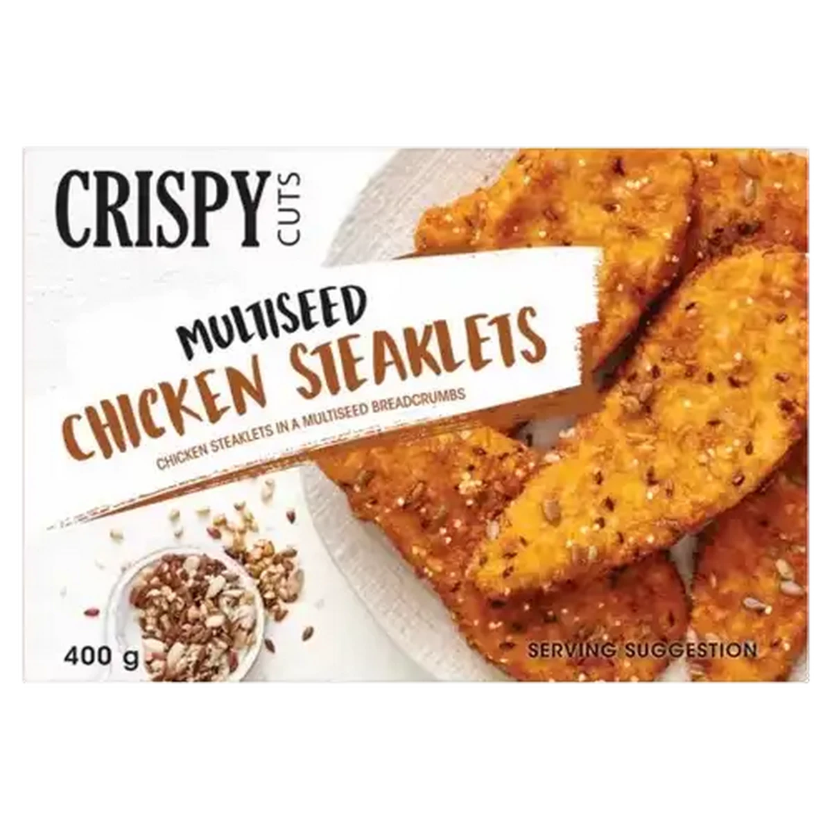 Checkers Sixty60 | Crispy Cuts Frozen Multiseed Chicken Steaklets 400g