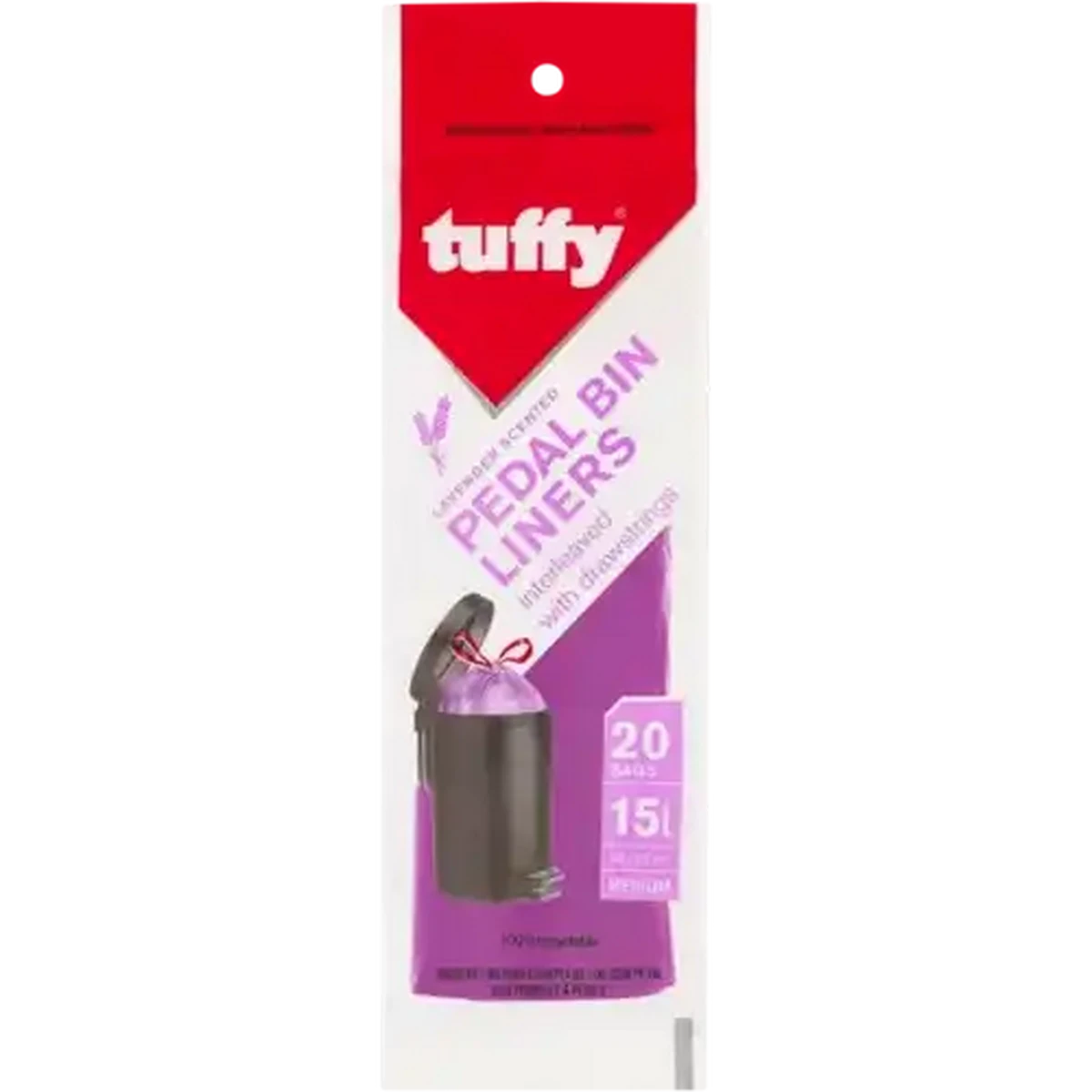 Checkers Sixty60 | Tuffy 20 Pack Lavender Scented Pedal Bin Liners
