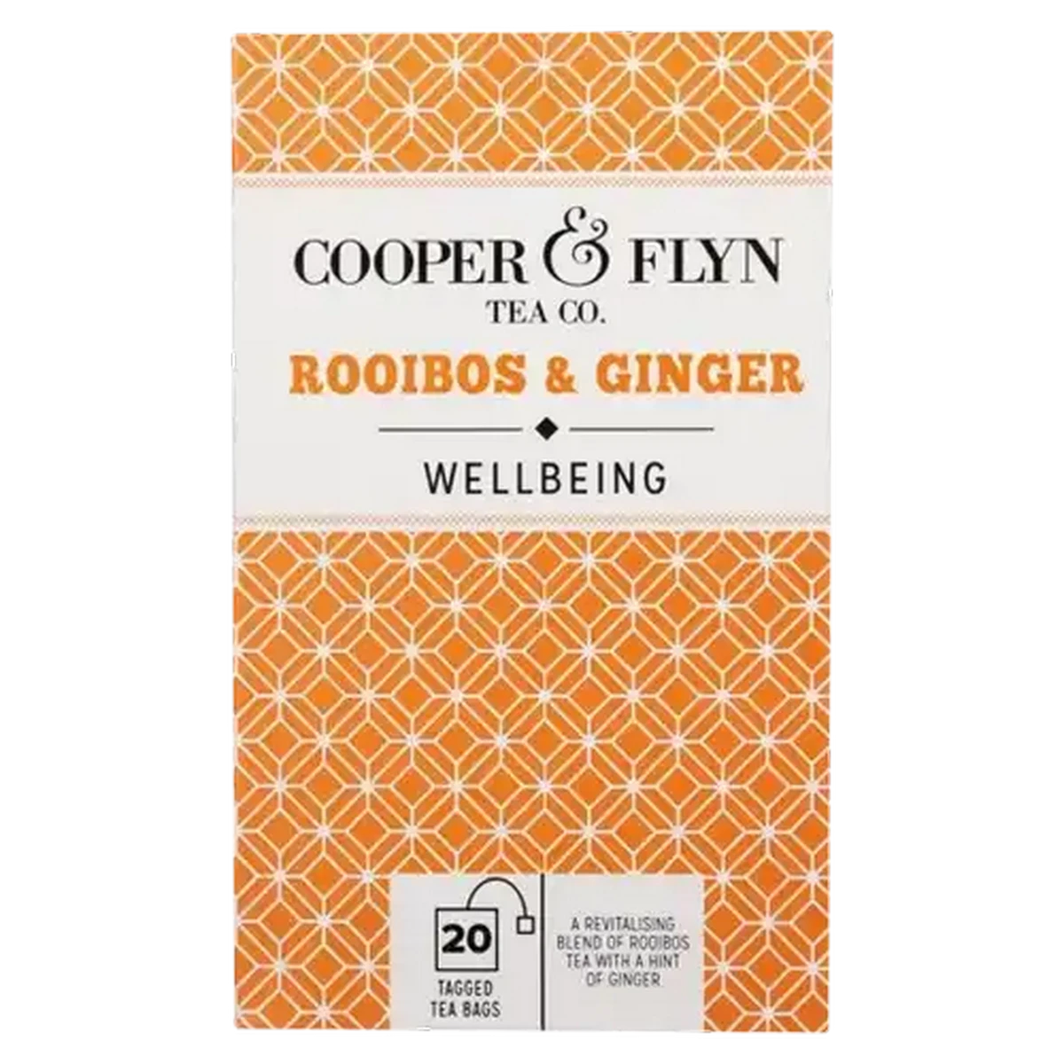 Checkers Sixty60 | Cooper & Flyn Wellbeing Rooibos & Ginger Teabags 20 Pack
