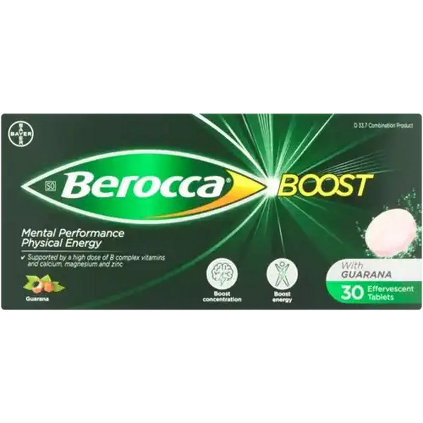 Image of Berocca Boost Effervescent Tablets 30 Pack