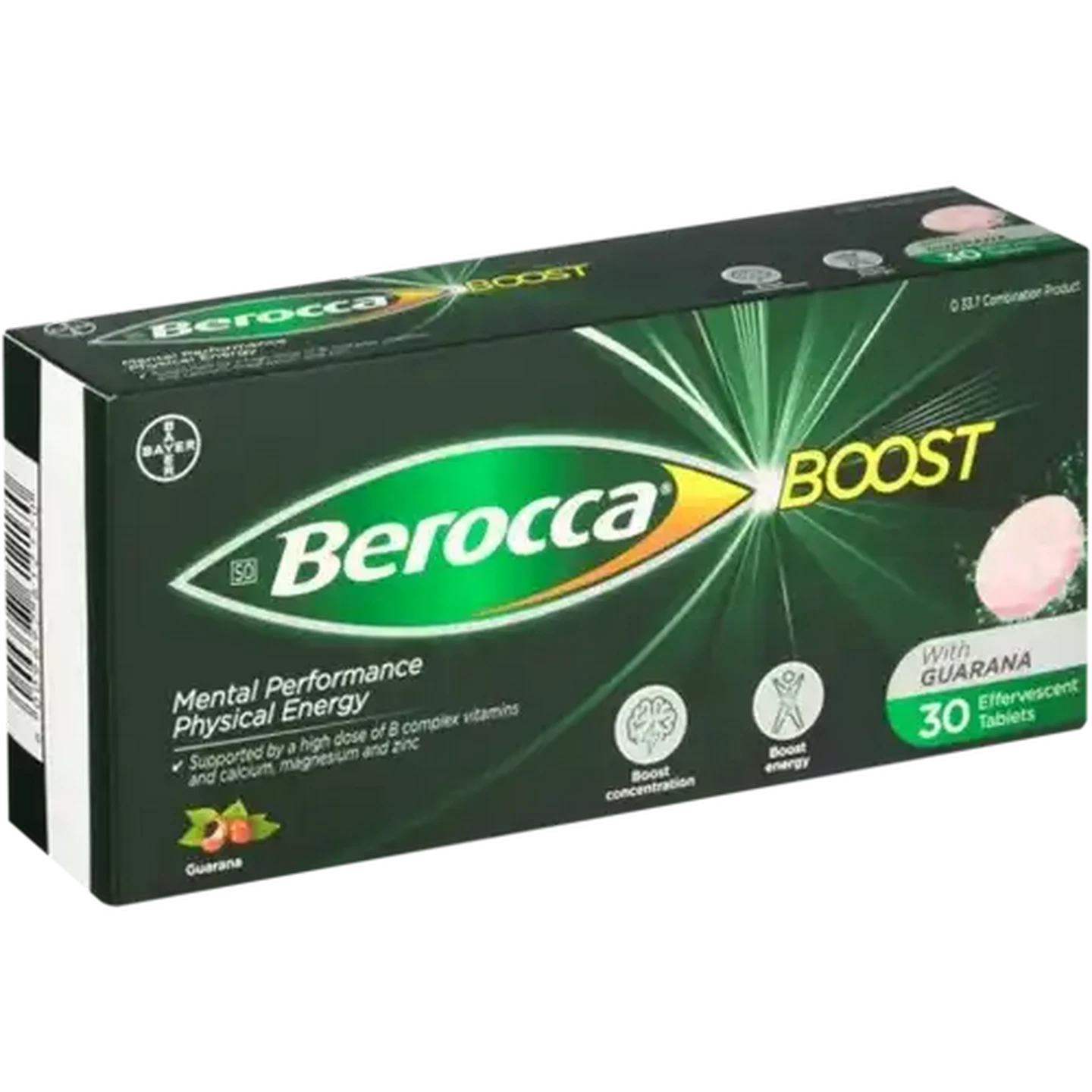 Image of Berocca Boost Effervescent Tablets 30 Pack