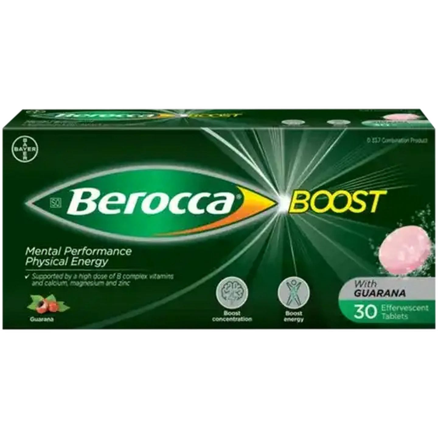 Image of Berocca Boost Effervescent Tablets 30 Pack