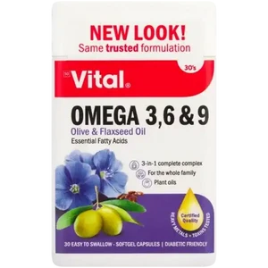 Checkers Sixty60 | Vital Omega 3, 6 & 9 Capsules 30 Pack